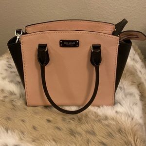 Pink and Black Kate Spade Purse